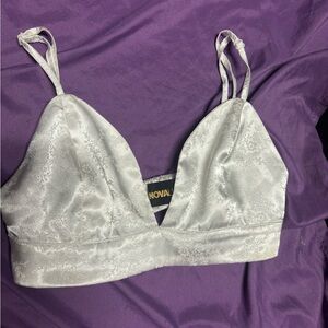 White small bra top